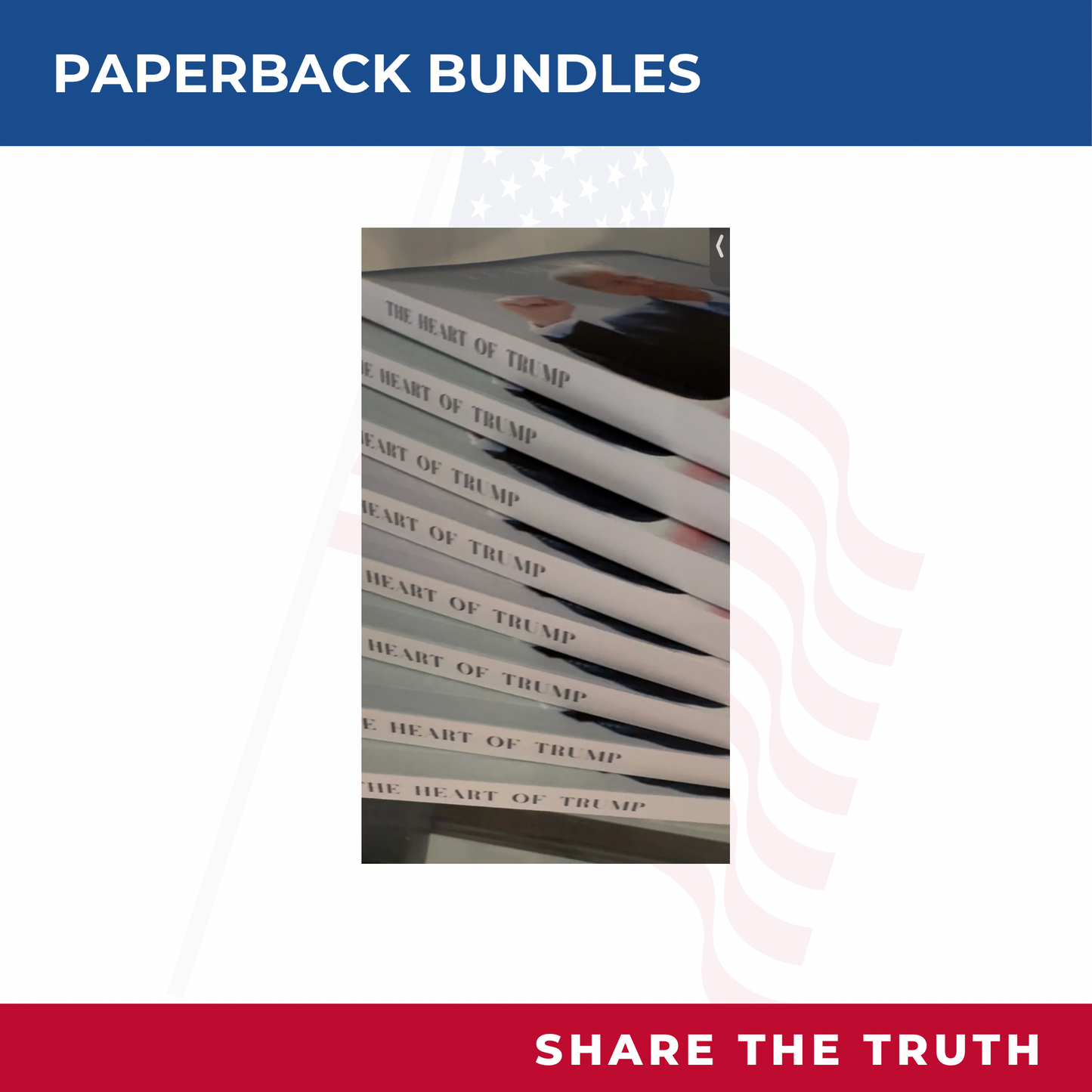 Bundles for Groups - "The Heart of Trump" Paperback Books