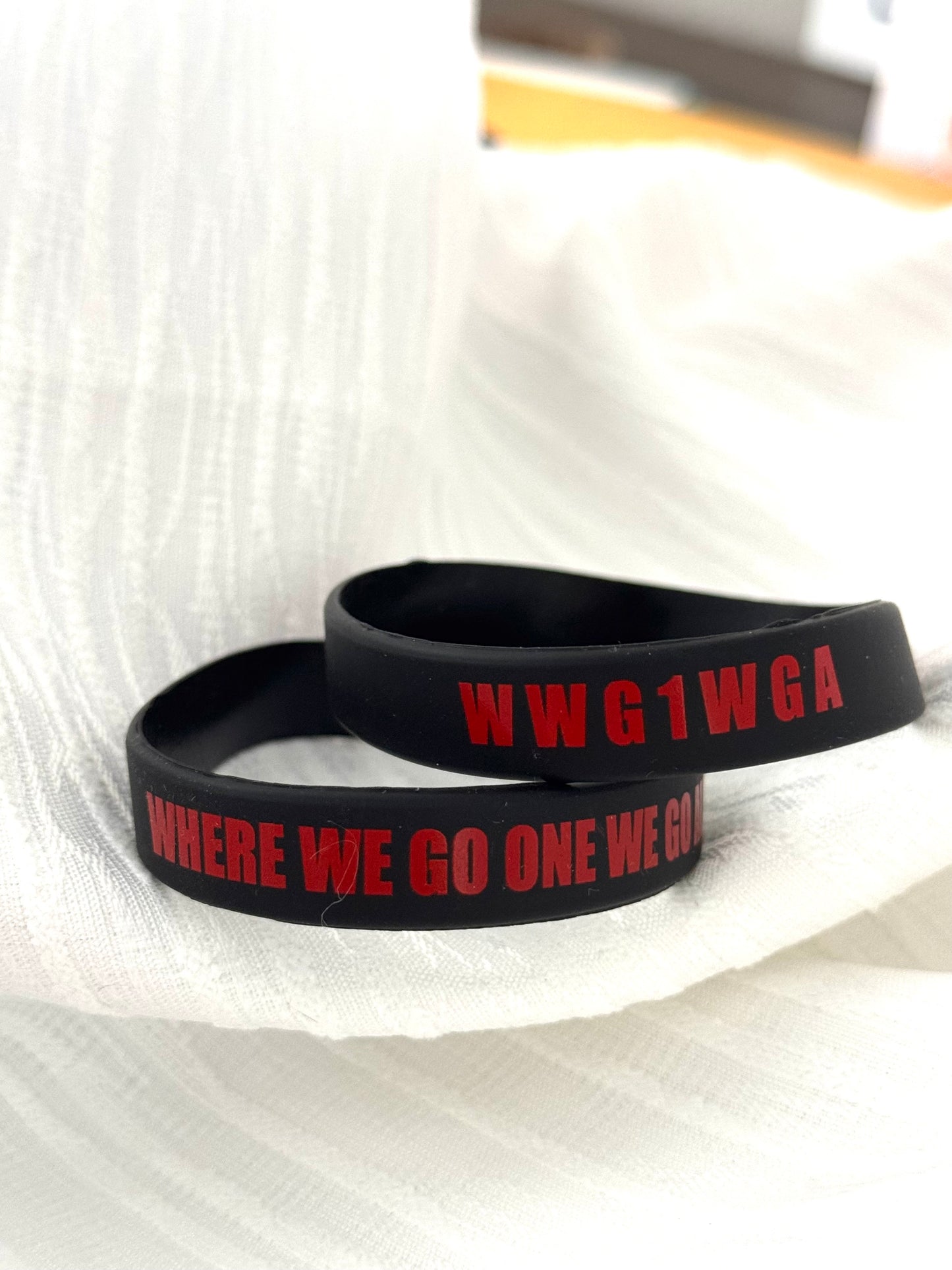 (2) WWG1WGA Silicone Wristband – Q / Anon Digital Soldier Bracelets