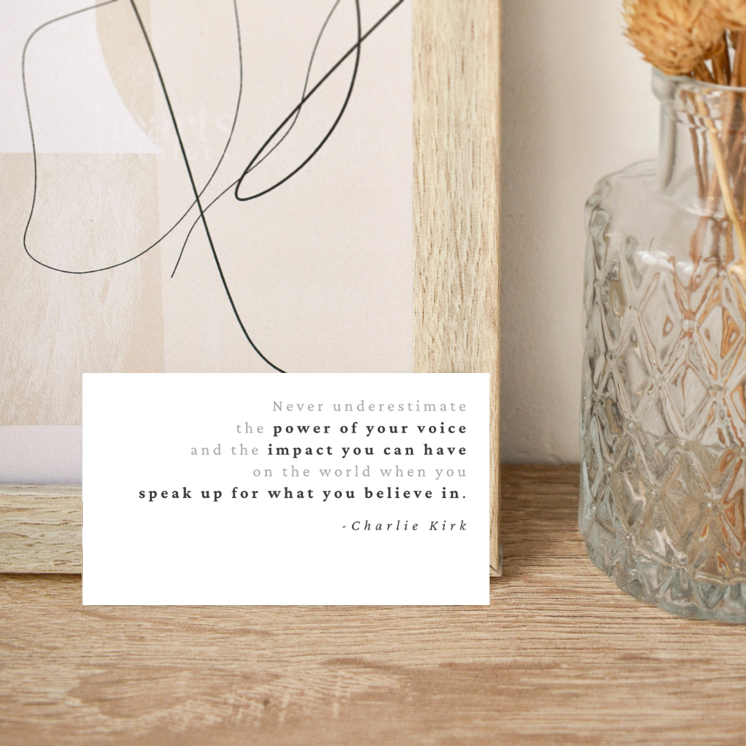 #WeAreCharlieKirk Cards - 20 Pack | Spread Truth & Love