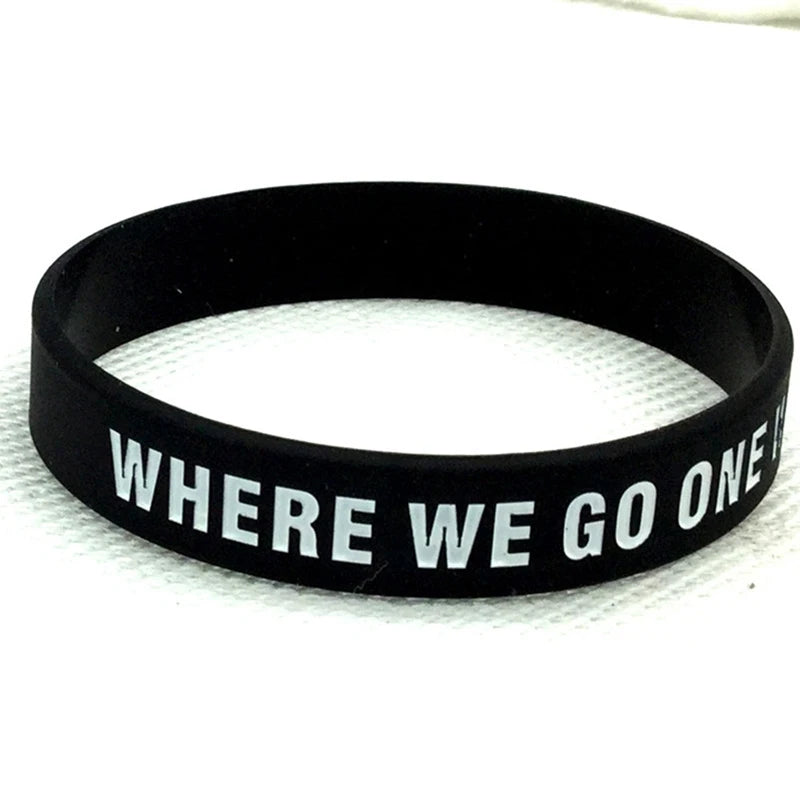 WWG1WGA Where We Go One We Go All Q Anon Digital Soldier Silicone Wristband Bracelet