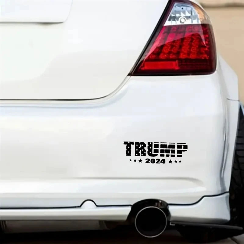 Trump 2024 USA Flag Car Sticker Make America Great Donald Trump President Decal Bumper Sticker Various Colors