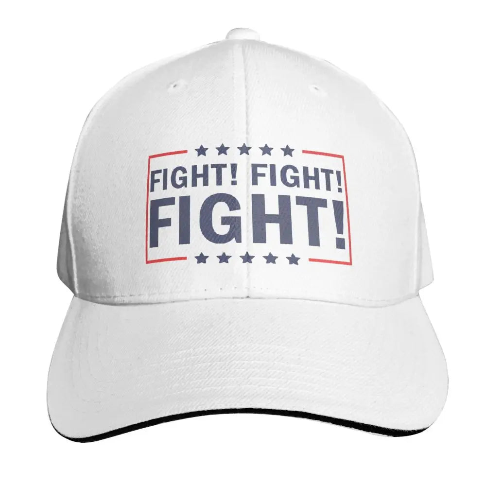 Donald Trump Fight Fight Fight Supporters Americans Baseball Caps MAGA Hat Sun Cap Men Women Outdoor Golf