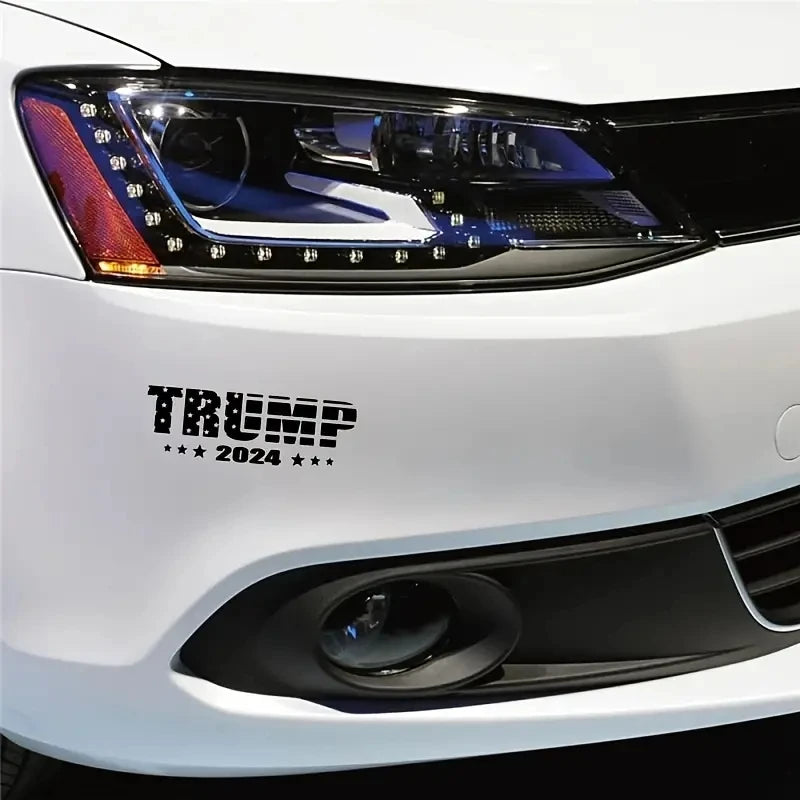 Trump 2024 USA Flag Car Sticker Make America Great Donald Trump President Decal Bumper Sticker Various Colors