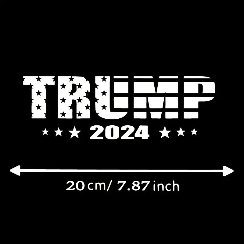 Trump 2024 USA Flag Car Sticker Make America Great Donald Trump President Decal Bumper Sticker Various Colors