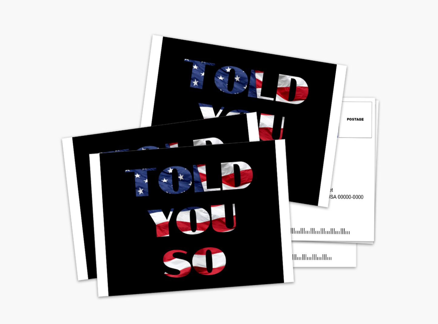 "Told You So" Postcards – Share a Fun, Personalized "I Told You So" with Friends, Family & Doubters, Mailed Directly