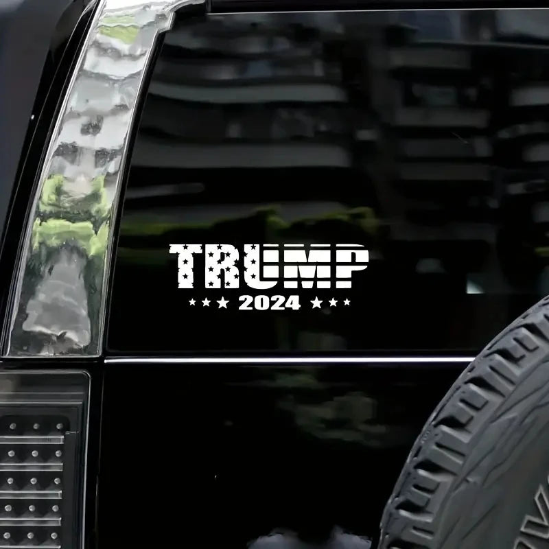 Trump 2024 USA Flag Car Sticker Make America Great Donald Trump President Decal Bumper Sticker Various Colors